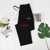 Summer sports trousers for leisure, for middle age, high waist, oversize