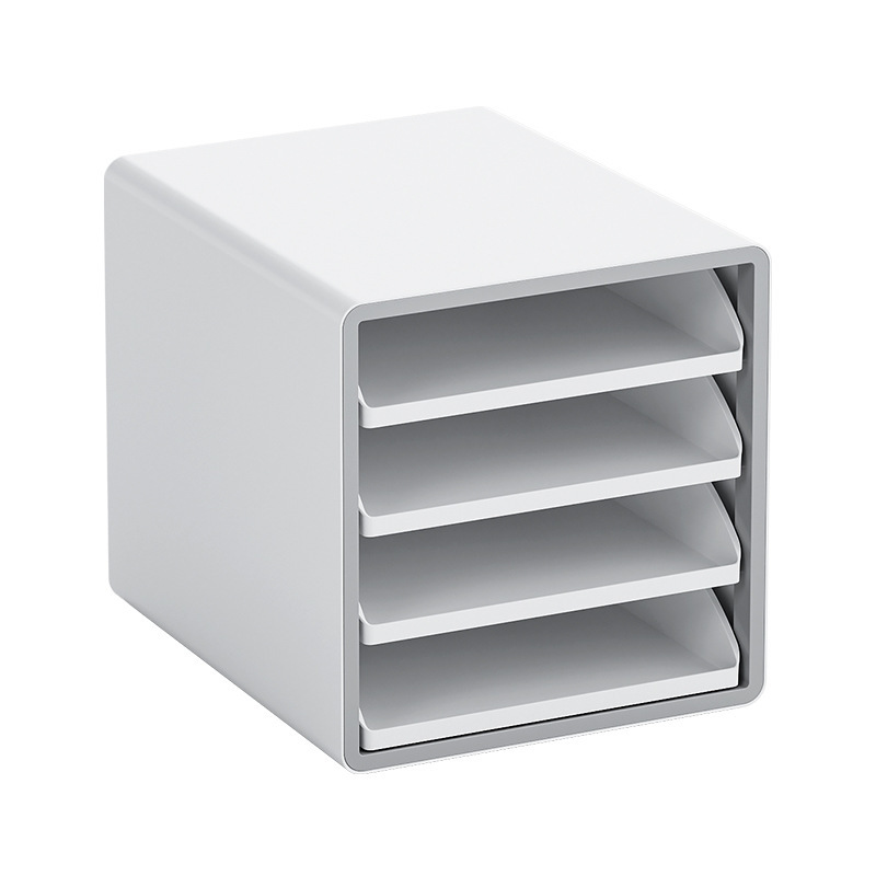 Estante de almacenamiento de escritorio tipo abierto estante de clasificación de archivos multicapa escritorio de oficina A4 estratificado cajón tipo archivos gabinete de almacenamiento
