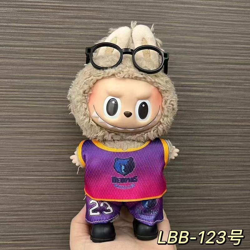 123世代ラブブベビー服17cmラブブブラインドボックス人形ボールスーツ着替えスーツCロナウド着替え服なし|undefined
