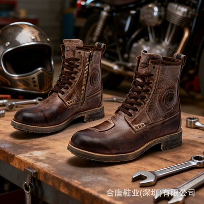 Cowhide Boots — Motorcycle Safety Supplies