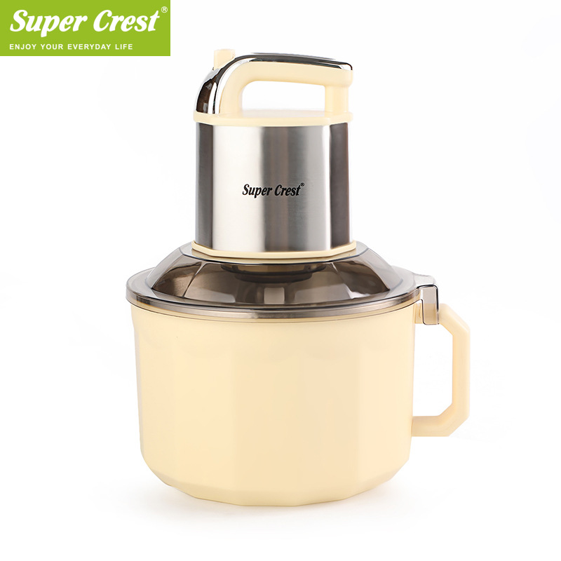 Super Crest European gauge 5L household meat grinder 6-leaf knife multifunctional cooking machine meat cutting treasure auxiliary food machine