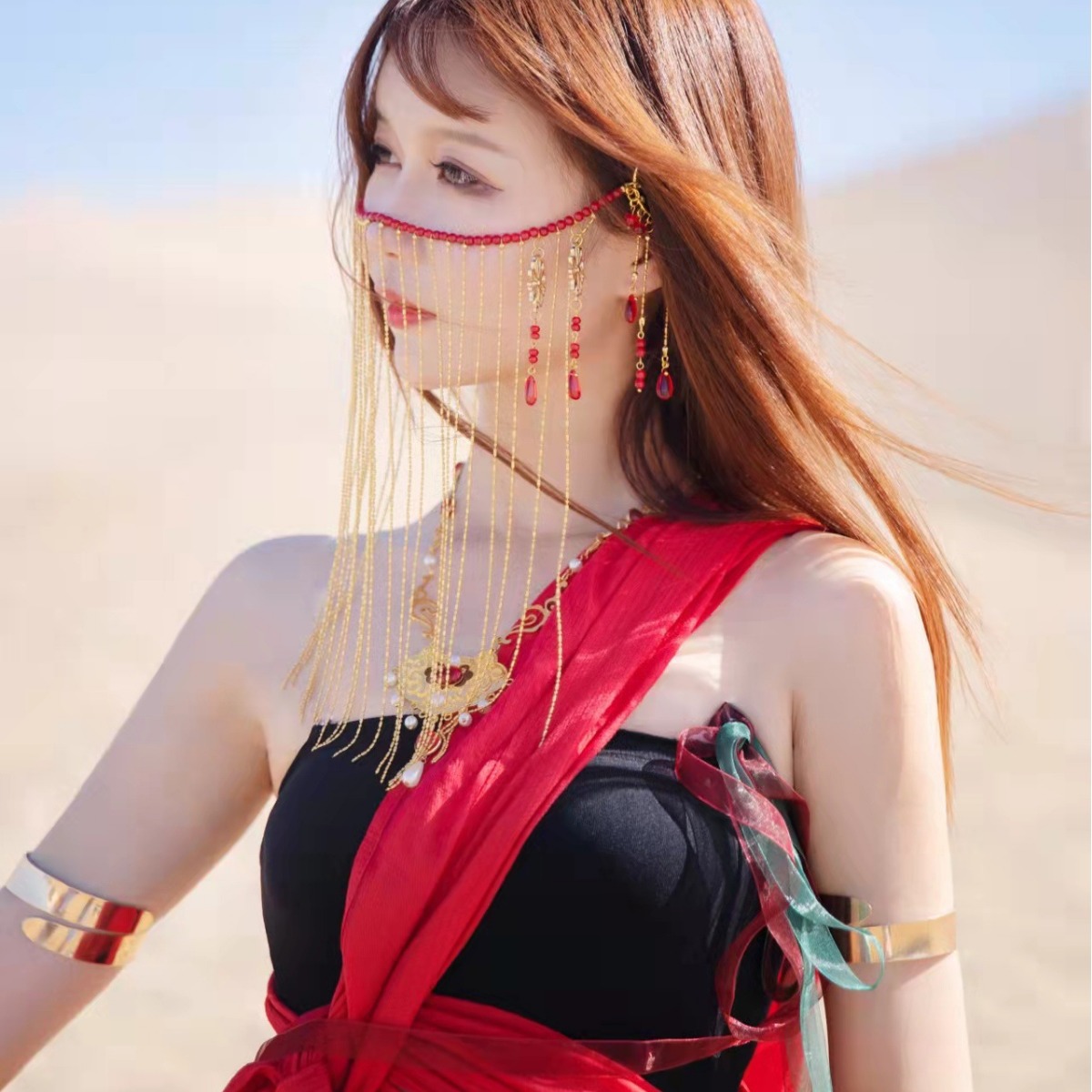 欧美外贸原单饰品批发  时尚合金光面朋克夸张臂环手镯