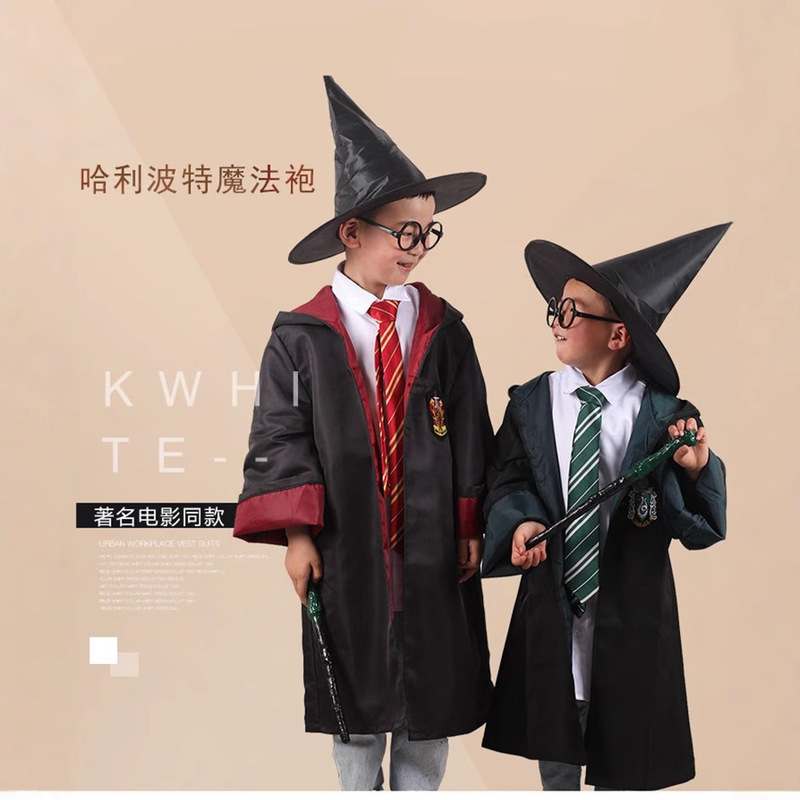 Harry Potter Academy Robe Cosplay Costume Magic Robe School Uniform Cloak Cape European and American Style Role-Playing