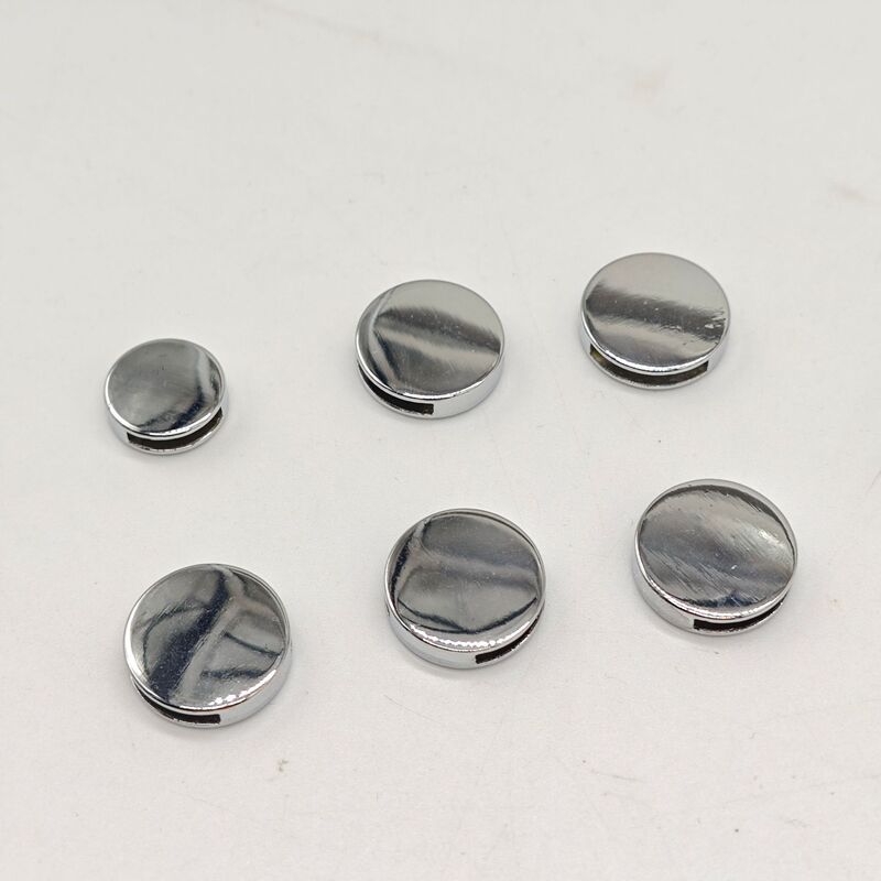 在庫あり 15mm シルバー 亜鉛合金 リボン用丸型調整バックル 身分証明書ホルダー用ストラップ付き 金属製丸型バックル|undefined