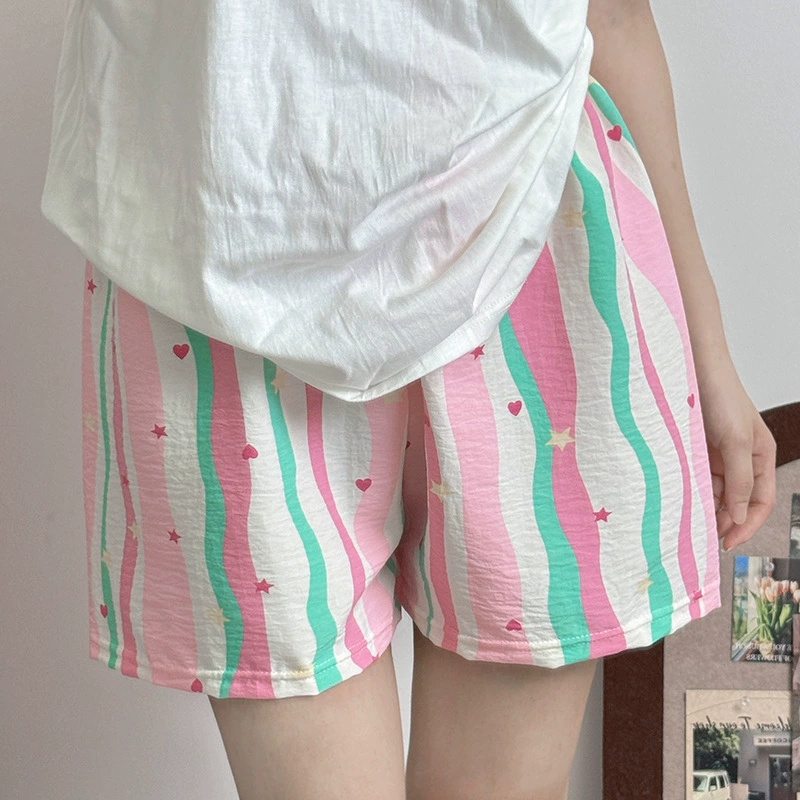 Детские demi-season брюки oversize, облачная хлопковая ткань, милый мультяшный принт для младших школьников