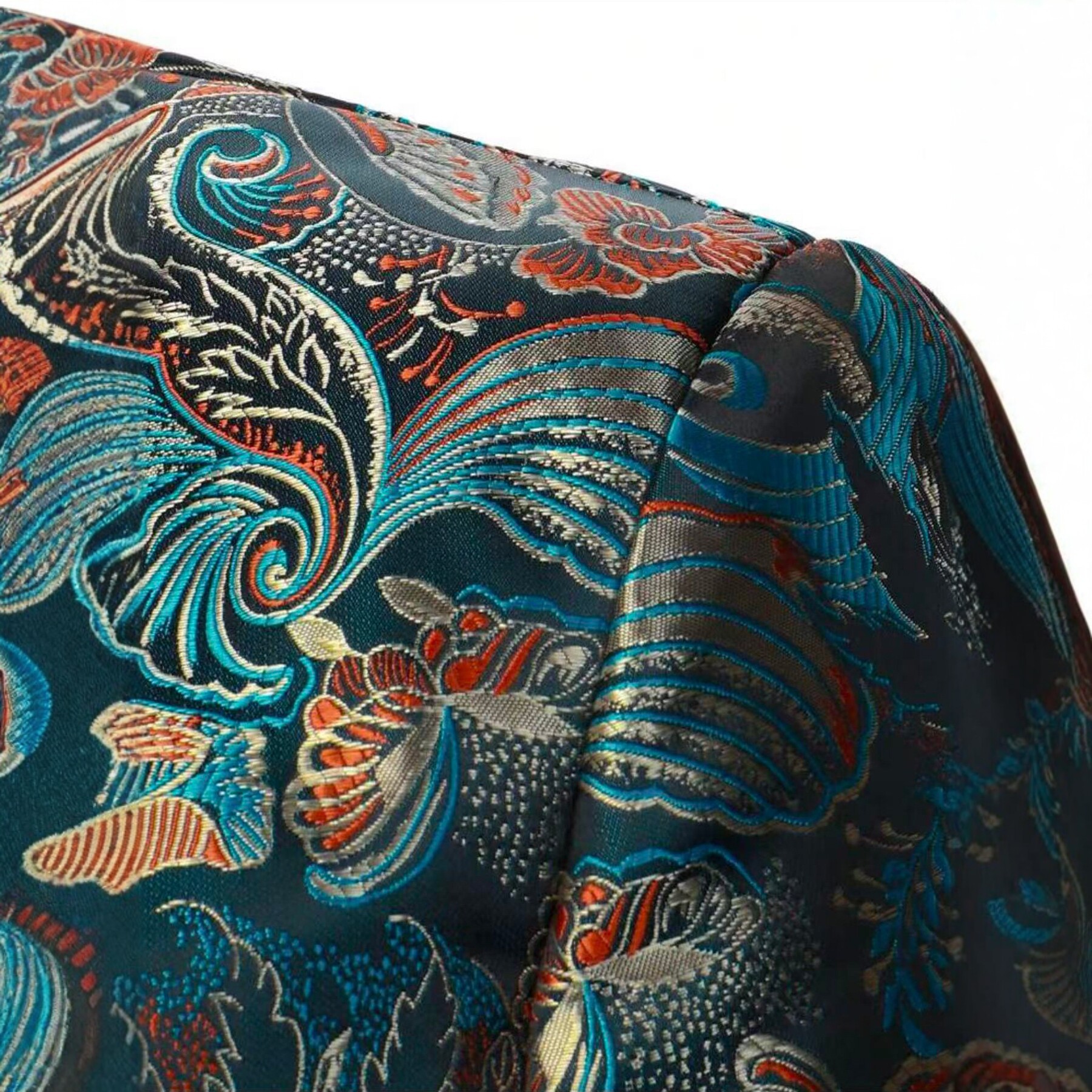 Slim-Fit-Blazer mit Blumenmuster für Herren – Trendiger Business-Casual-Stil – Neue Anzugjacke für alle Jahreszeiten_voghion.com