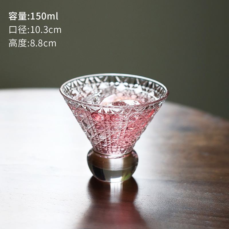 矮脚创意鸡尾酒杯冰淇淋杯子玻璃高颜值冰沙酸奶雪糕杯果汁甜品杯|undefined