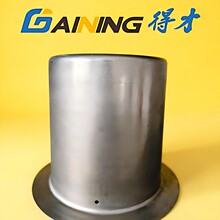 定制不锈钢拉伸件 翻边法兰杯托 五金冲压加工深拉伸工艺五金配件