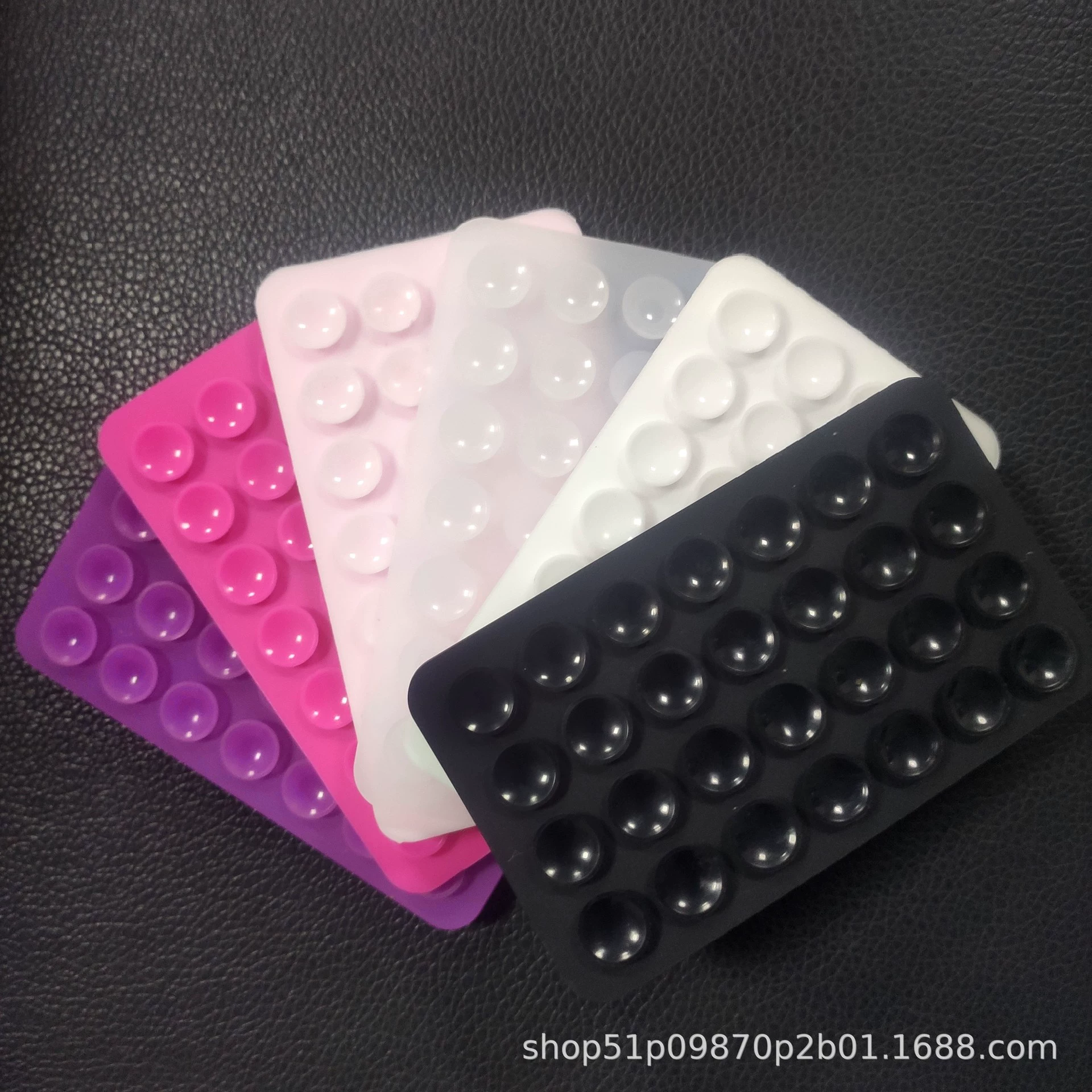 Двусторонняя присоска, силиконовая квадратная присоска из 28 частей, присоска для мобильного телефона, универсальный противоскользящий держатель для телефона.