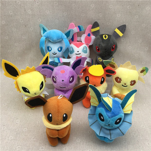 仙伊布家族公仔小挂件外贸玩偶精灵宝可梦POKEMON毛绒玩具月娃娃-阿里巴巴