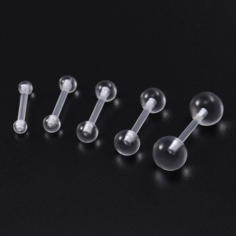 Transparent invisible lip piercing, accessory, nose piercing, earrings, wholesale, simple and elegant design