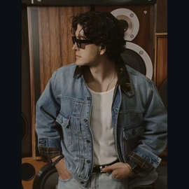 跨境 BARBOUR x Levi's联名牛仔夹克联名款工装外套男女款夹克