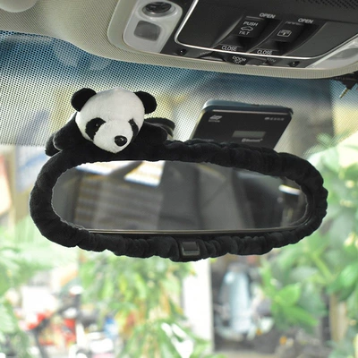 Car Safety Belt Shoulder Pender: Sürətlər qutusu və əl tormozu başlıqları - 1-panda-rearview-mirror