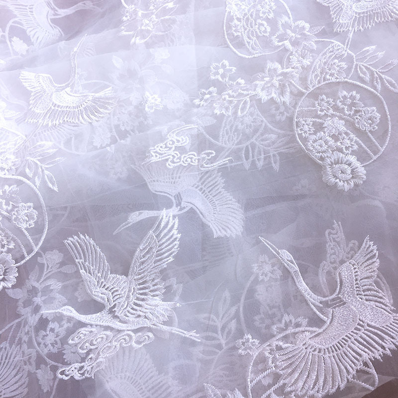 Guofeng suit New Chinese Style Hanfu Sling Skirt Organza Ya Clothing Embroidery Fabric Girls' dress Lightweight Cloth