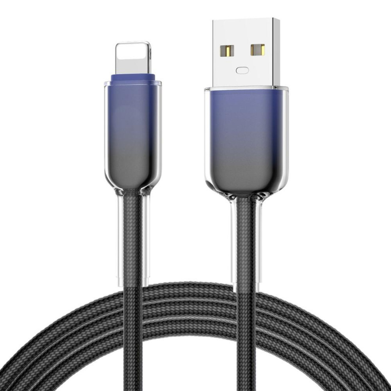 65w冰晶渐变编织快充数据线适用苹果华为typec数据线pd27w充电线|undefined