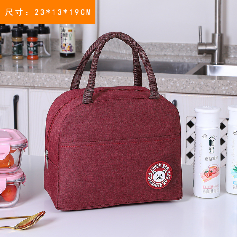 Bolsa de almuerzo de commuerzo de viaje, bolsa de aluminio grande, bolsa de almuerzo gruesa, bolsa de almuerzo, bolsa de almuerzo, bolsa de mano
