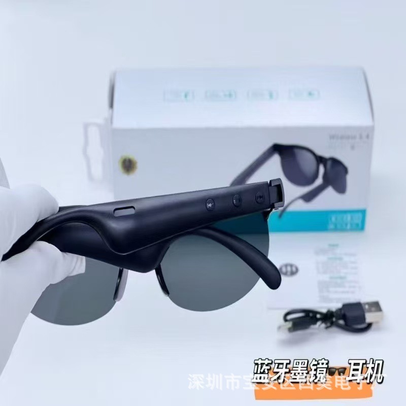 クロスボーダーメガネワイヤレスBluetoothヘッドセットアウトドアスポーツランニングサイクリング音楽オープンAI翻訳立体|undefined