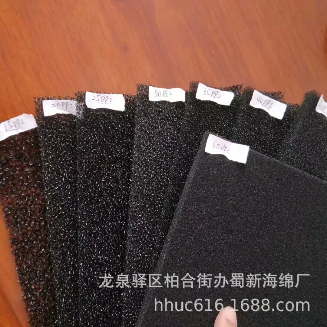 不同孔径网孔聚氨酯海绵/风机通风透气过滤海绵/挡尘除尘PU泡棉