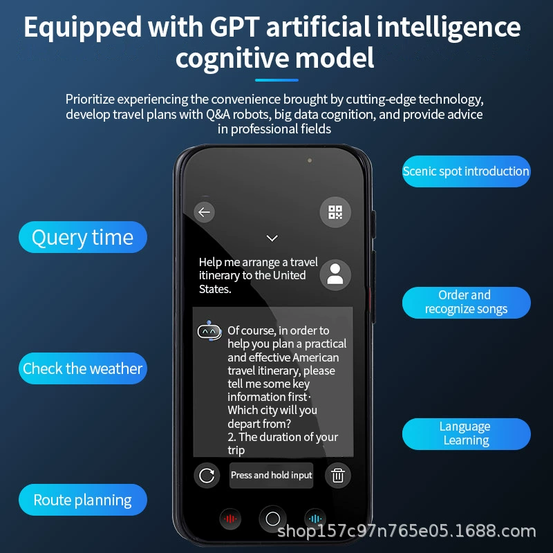 2024 Cantonese Offline Translator 142 Mutual Translation Arabic Thai Multi Smart Portable Multi Language Wireless