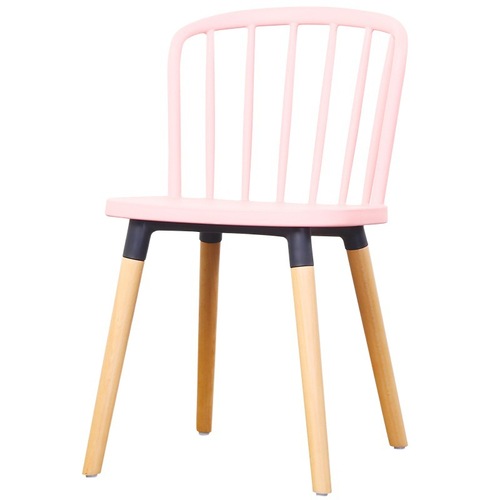 椅子靠背北欧简约实木加厚塑料餐椅懒人书椅休闲椅餐厅卧室电脑椅