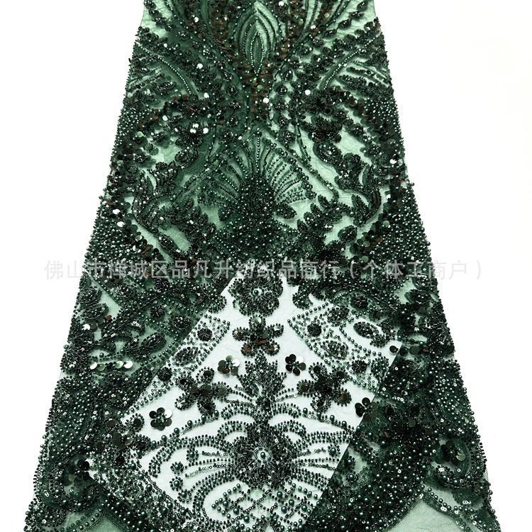 2026 nuevo estilo de lujo ligero vestido de noche de fiesta de alto nivel nicho de la banda de cumpleaños vestido de noche tela de cuentas