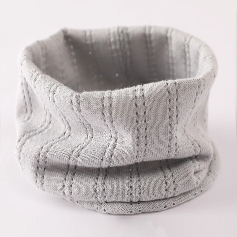 Autumn and Winter New Warm Neck Protection High-Neck Sun Protection Fake Collar Pullover Korean Style Versatile Men's and Women's Cold-Proof Knitted Scarf
