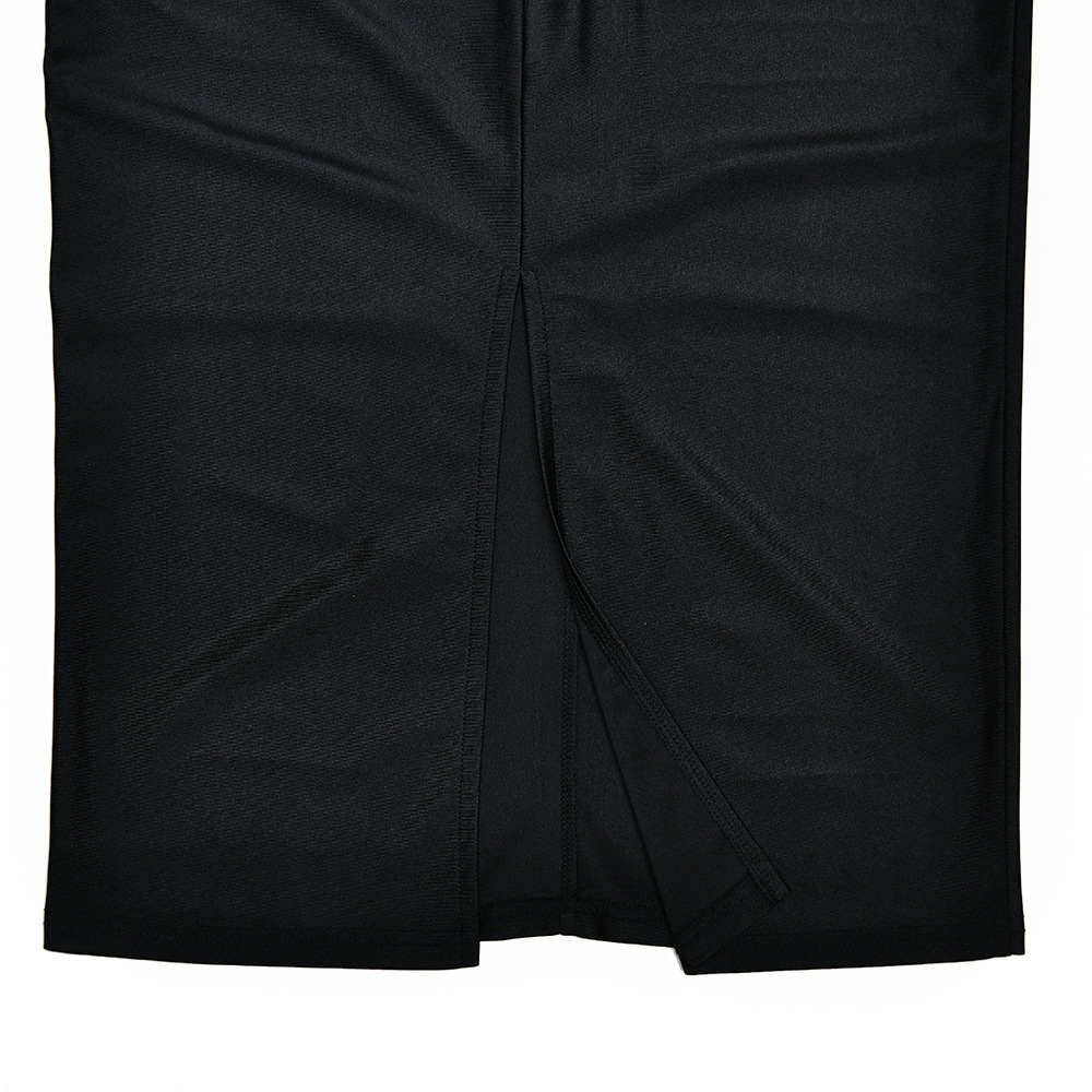 Abbigliamento donna sexy abito aderente a maniche lunghe vestito lungo_voghion.com