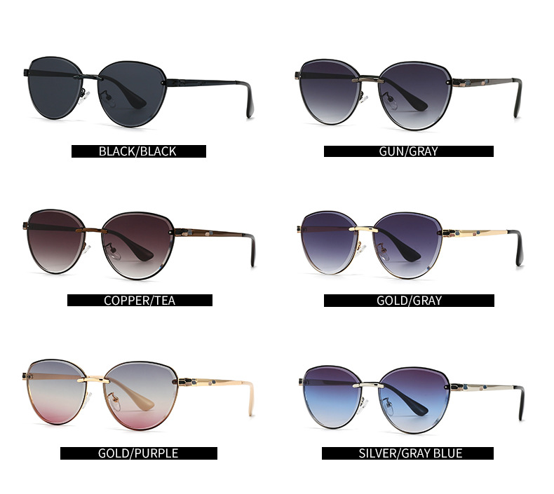 European and American Modern Retro Narrow Sunglasses High-End Women's Ins Style Sunglasses Versatile Trendyy Sunglasses 2506_voghion.com