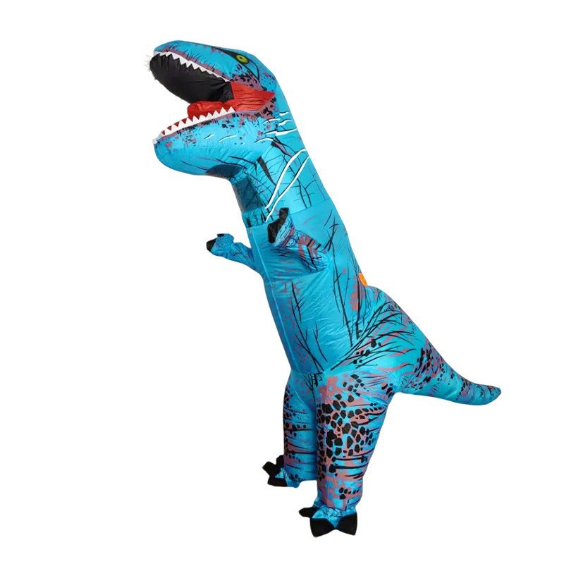 Disfraz Inflable de Tiranosaurio Rex, Accesorios para Fiestas de Disfraces de Halloween, Disfraz de Dinosaurio para Adultos y Niños