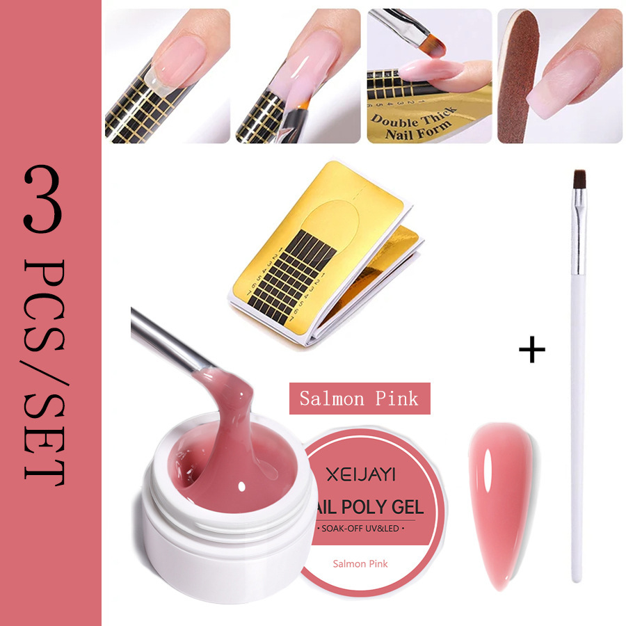 Uñas fototerapia extensión pegamento traje extensión rápida con soporte de papel fototerapia pluma Firme y Duradera adecuado para el principiante