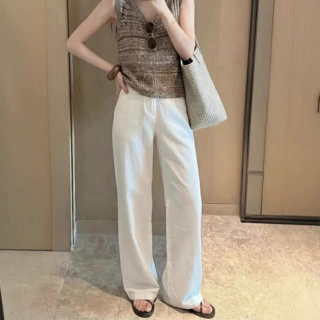 夏日裤子·抽绳亚麻裤夏日裤子·抽绳亚麻裤天丝棉麻36108