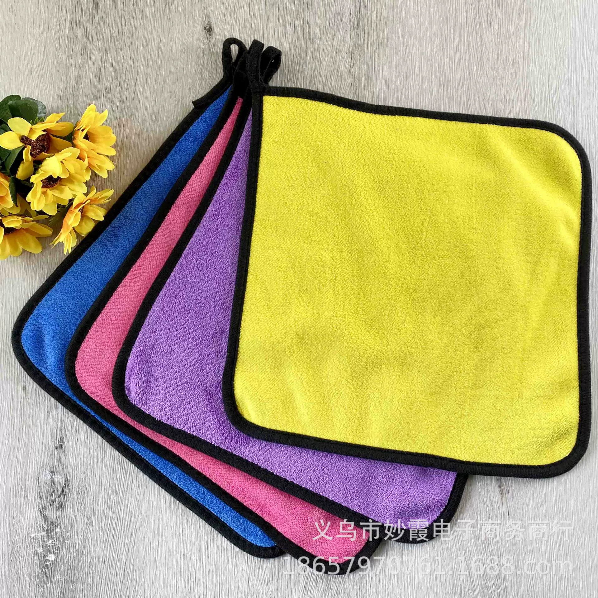 Двустороннее Двухслойное толстое полотенце для автомойки высокой плотности, впитывающее волокно из кораллового флиса, автомобильное полотенце, полотенце для чистки автомобиля оптом