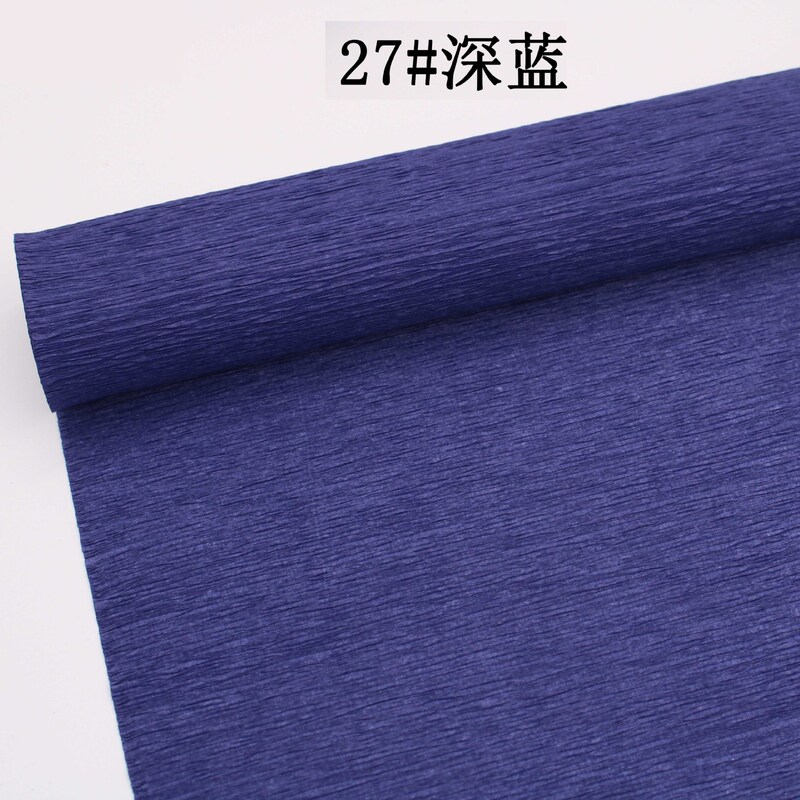 工厂直销跨境彩色皱纹纸褶皱卷边纸25cm*2.5m手工diy花艺制作材料|undefined
