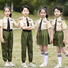 儿童军装制服套装小学生幼儿园校服男女孩合唱服演出服夏令营军训