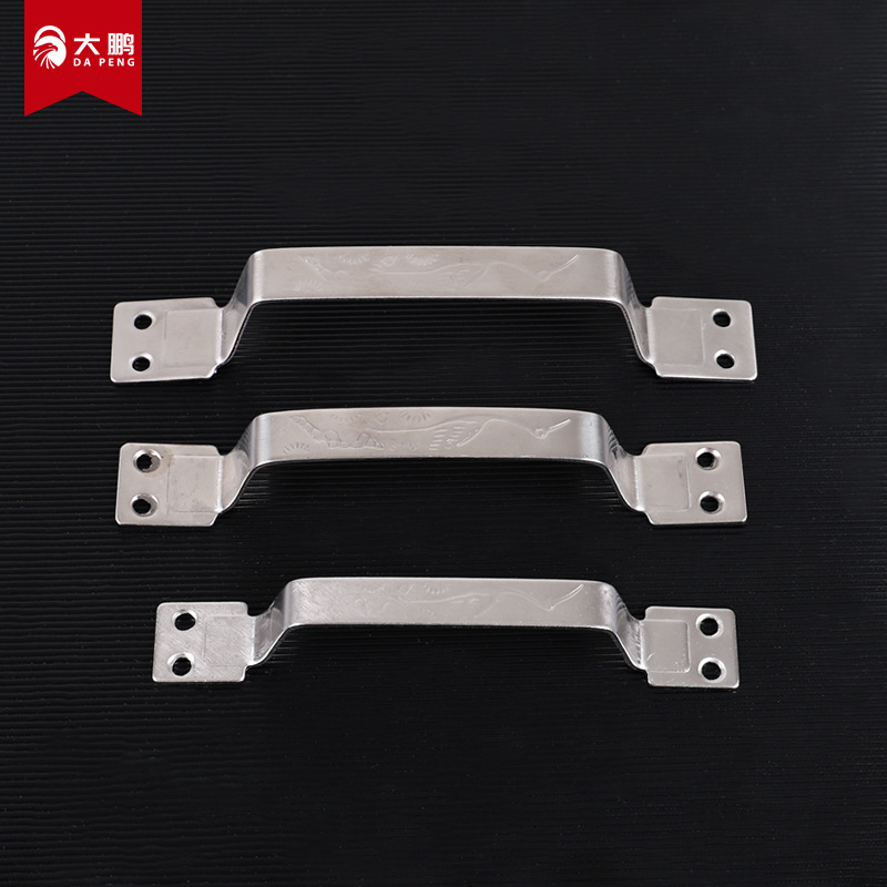 廠家不鏽鋼方型簡易拉手弓形仙鶴把手木門衛生間鋁合金門抓手