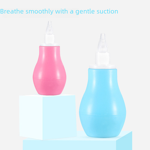 Silicone Nose Aspirator for Babies, Direct Manufacturer Supply, Anti-Backflow Design, Baby Nasal Discharge Cleaner, Wholesale