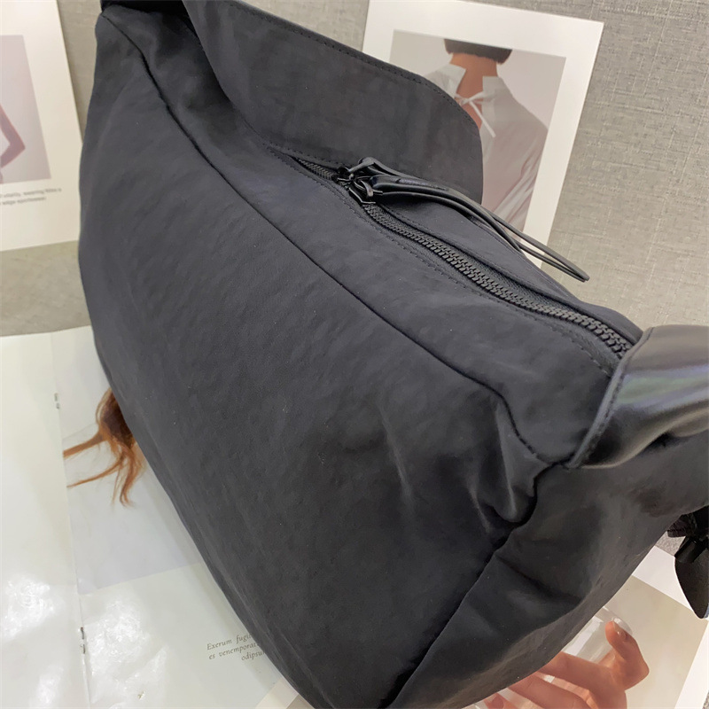 Women's Nylon Toast Bag Large Capacity Crossbody Shoulder Bag For School And Commuting Handbag Summer Storage - Thumbnail 4