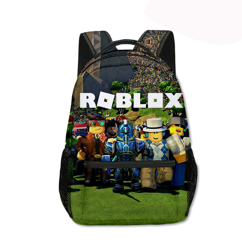 ROBLOX ロブロックス バックパック クロスボーダー 新しいフルプリント バックパック デイリー トラベル トラベル レジャー スクールバッグ|undefined
