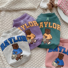 大型犬ペット秋冬コーギー韓国風犬猫テディ猫服犬用品ビションフリーゼフリーストレーナー
