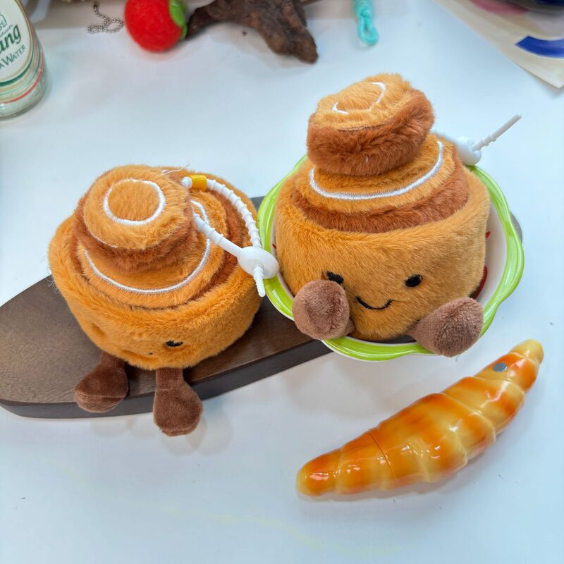 Fun Afternoon Tea Series Cinnamon Roll Doll Coffee Cup Teapot Doll Stuffed Toy Doll Children's Gift Fun Afternoon Tea Series Cinnamon Roll Doll Coffee Cup Teapot Doll Stuffed Toy Doll Children's Gift