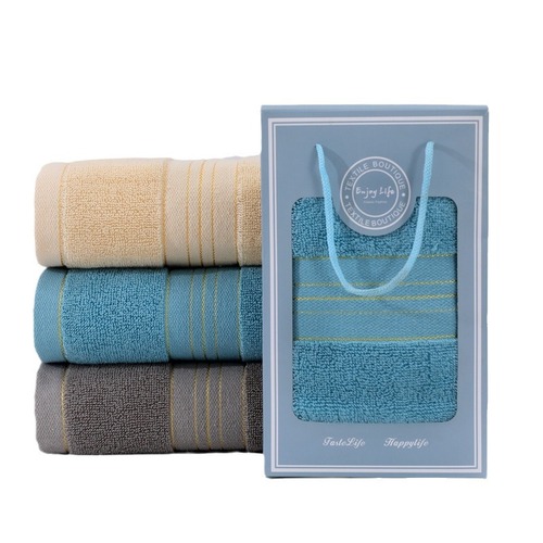 Gift pure cotton towel for face washing and absorbent 110g cotton face towel gift box gift home adult towel with customized LOGO