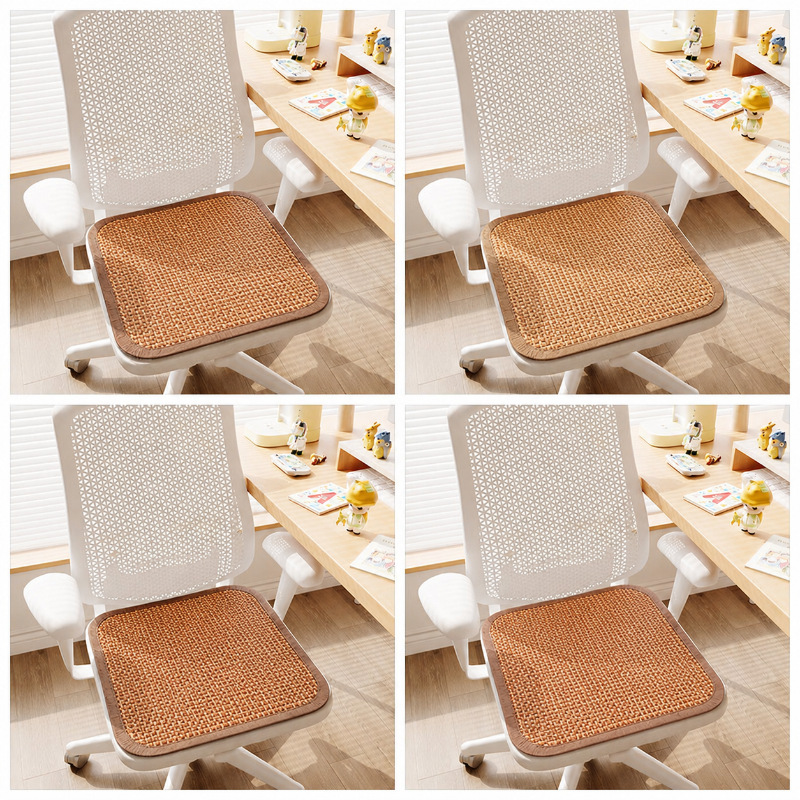 2026 New Model Seat Cushion Chair Pad Summer Cooling Mat Office Seat Pad Car Seat Cushion Summer Student Rattan Seat Mat