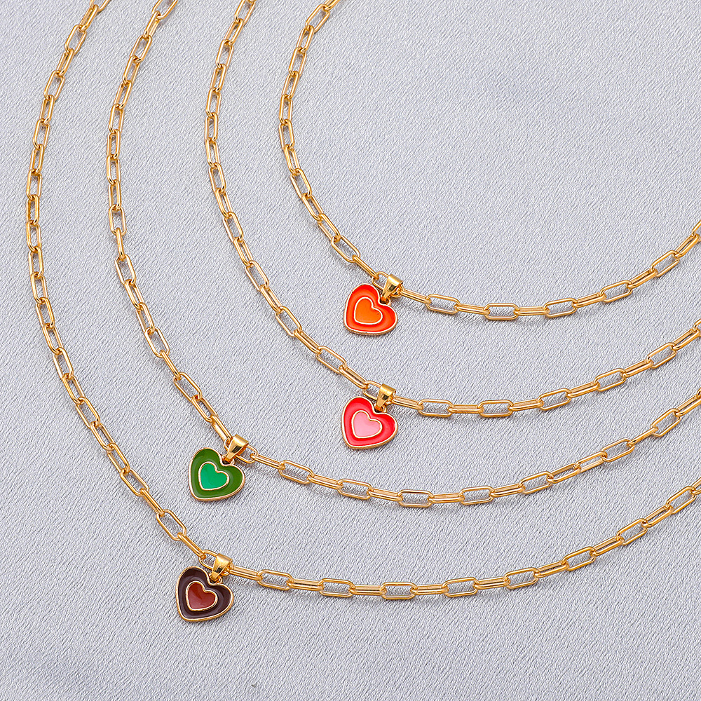 Stoving Varnish Design Heart Alloy Wholesale