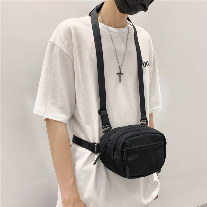 Nuevo chaleco deportivo bolso casual de moda simple bolso de cintura de gran capacidad bolso de pecho de moda temperamento de moda bolso de hombre