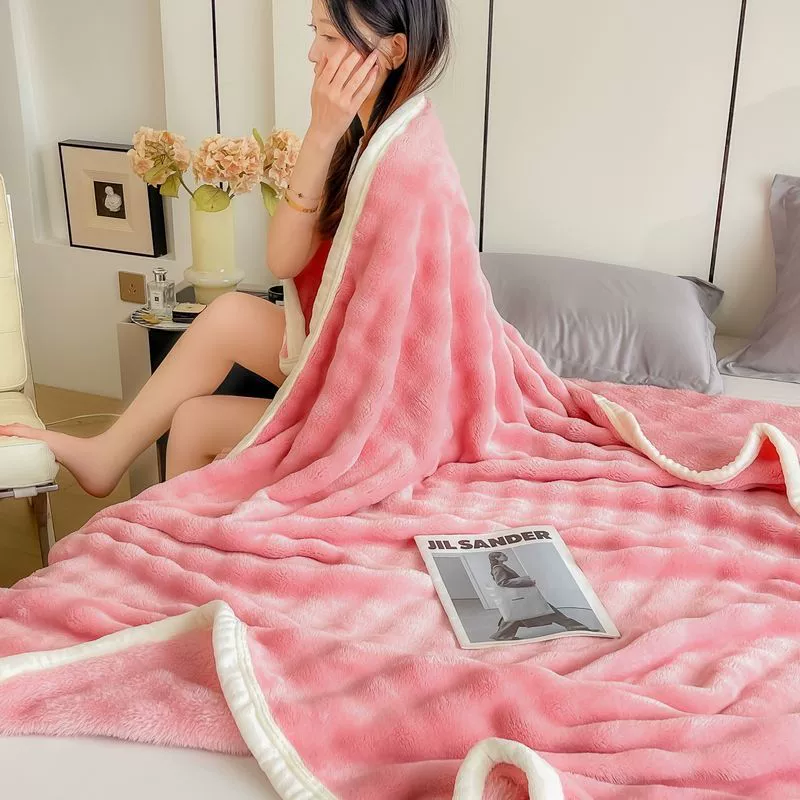 Duvet for sleep, coral sofa, sheet, increased thickness