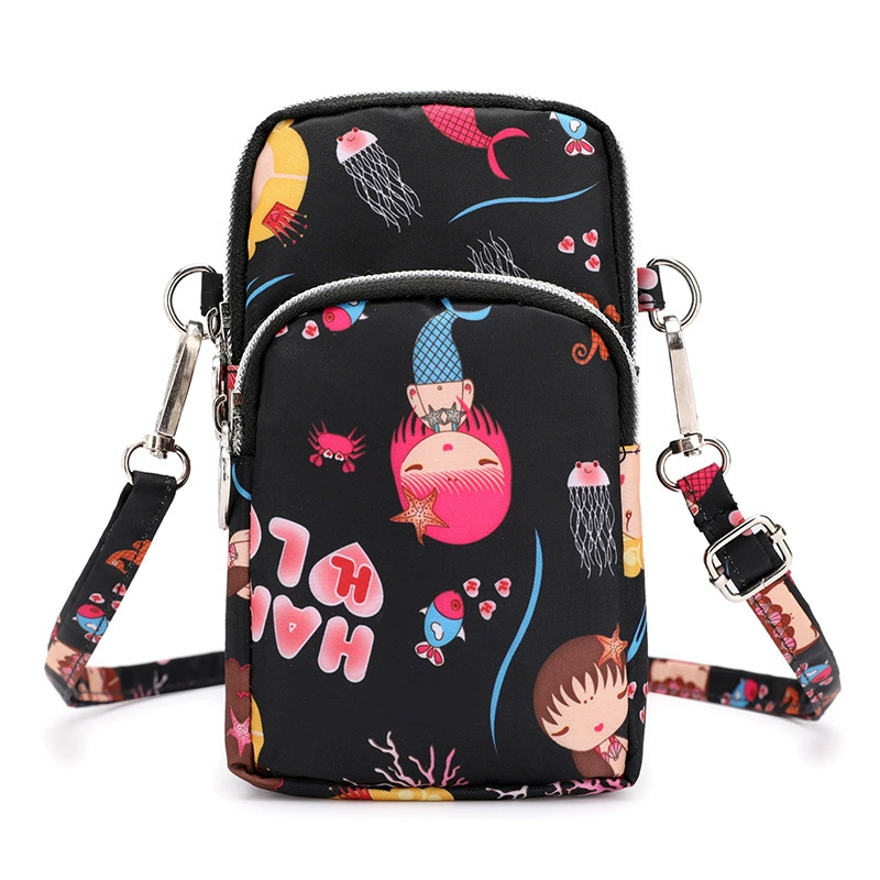 Сумка для телефона для пожилых, чехол для мобильного, ручная тканевая сумочка, маленькая сумка
