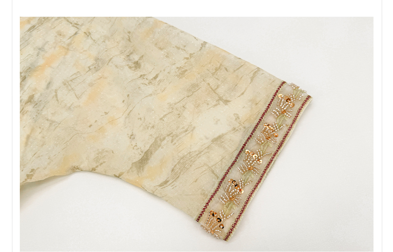 Bộ váy đầm maxi thắt eo phong cách tân cổ điển thêu hoa kết cườm — bộ đồ, váy liền, áo khoác chi tiết 16