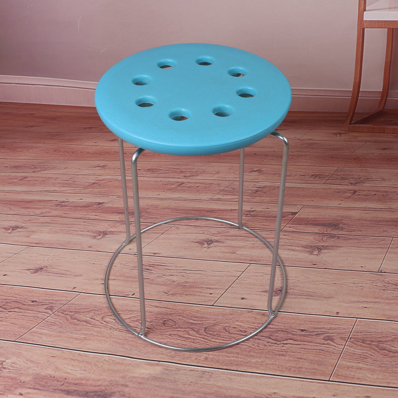 Sillas taburetes de metal taburetes redondos para el hogar taburetes de comedor gruesos de acero sala de estar para el hogar parrilla gran estante de envío gratuito