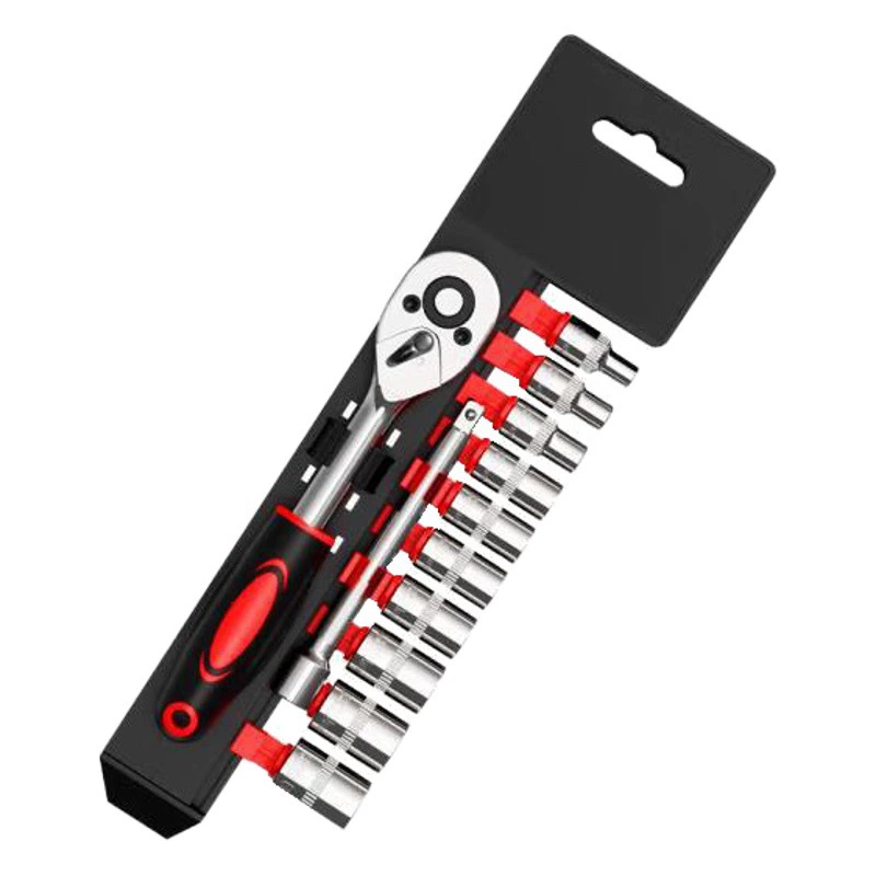 Торцевой ключ с шипами, 12 шт., Инструмент для ремонта автомобилей Xiaofei Zhongfei Dafei, быстрый гаечный ключ с храповым механизмом, костюм, шатун, завод