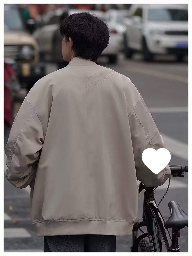 Herren Piloten Baseballjacke Mit Stehkragen Für Den Herbst_voghion.com